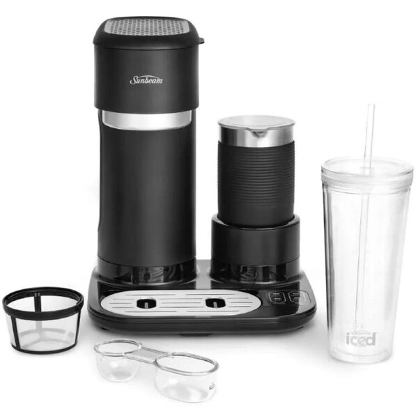Sunbeam Iced & Hot Coffee Machine with Tumbler Black