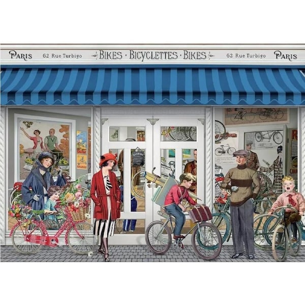 Holdson - Victorian Day Out Bikes, Bicylettes, Bikes Puzzle 1000pc