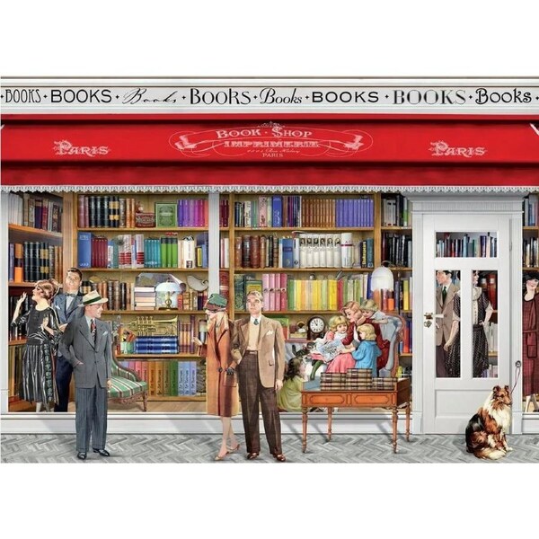 Holdson - Victorian Day Out Book Shop Puzzle 1000pc