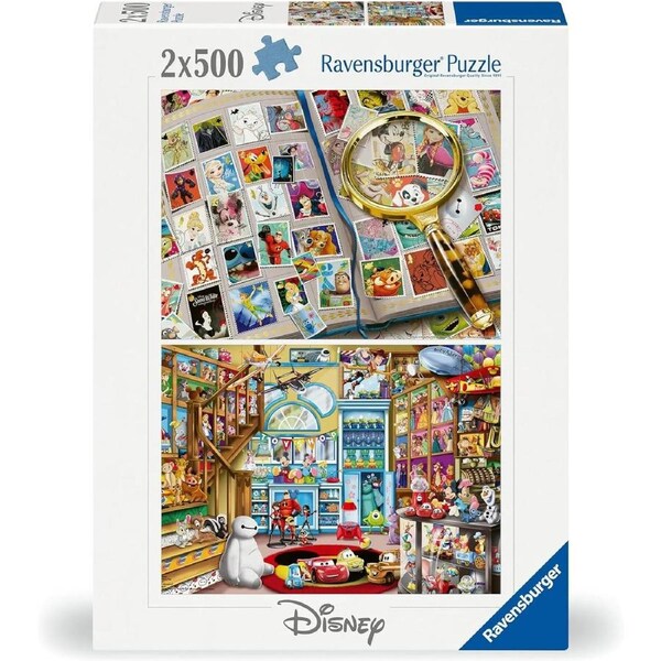 Ravensburger - Disney Stamps & Toys Puzzle 2x500pc