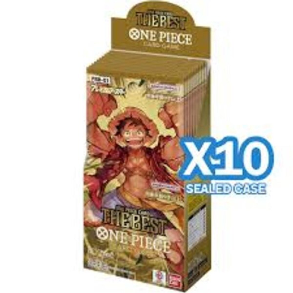 One Piece Card Game - The Best PRB-01 Booster Box x10 (SEALED CASE) [Japanese]