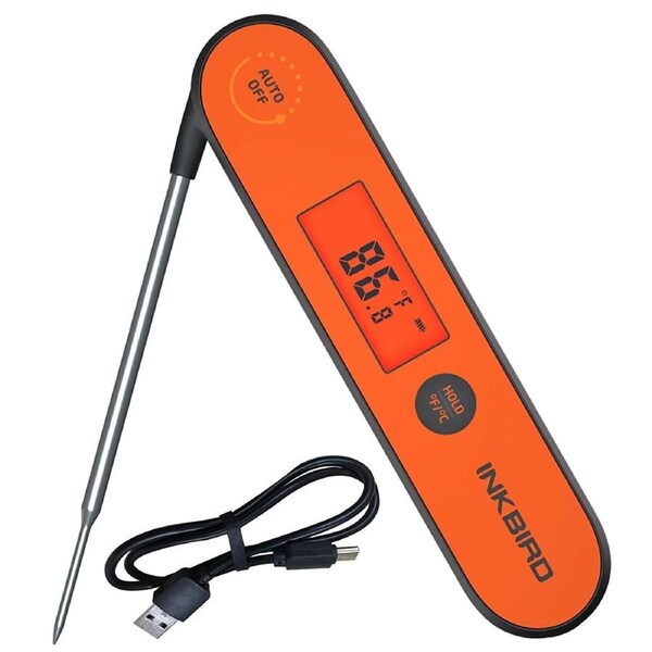 Digital BBQ Meat Thermometer Waterproof Fast Read Outdoor Smoker Roast