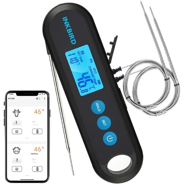Digital Food Meat Thermometer BBQ Bluetooth Fast Read Auto-off Magnetic