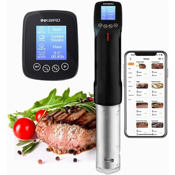 WIFI Sous Vide Precision Cooker 1000W Alarm Protection Timer APP Control