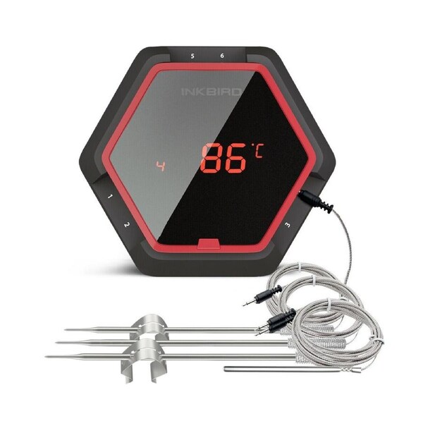 Rechargeable IBT-6XS meat Thermometer digital cooking Magnetic Timer AU