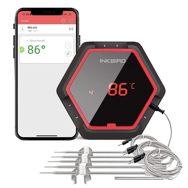 Digital meat thermometer bluetooth IBT-6XS grill kitchen remote candy grill APP