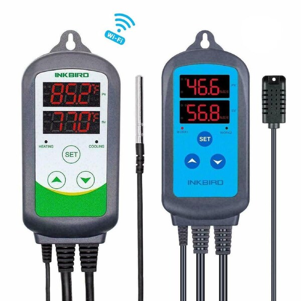 Temp Controller ITC-308 WIFI + Humidity Control IHC-200 Home Brewing APP