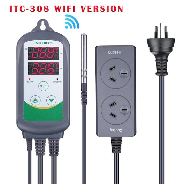 WIFI Digital Temperature Controller 240V Heating Thermostat Wireless APP