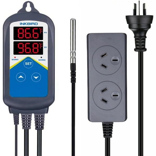 Digital Temperature Controller Heating Thermostat Control Timer AU Plug