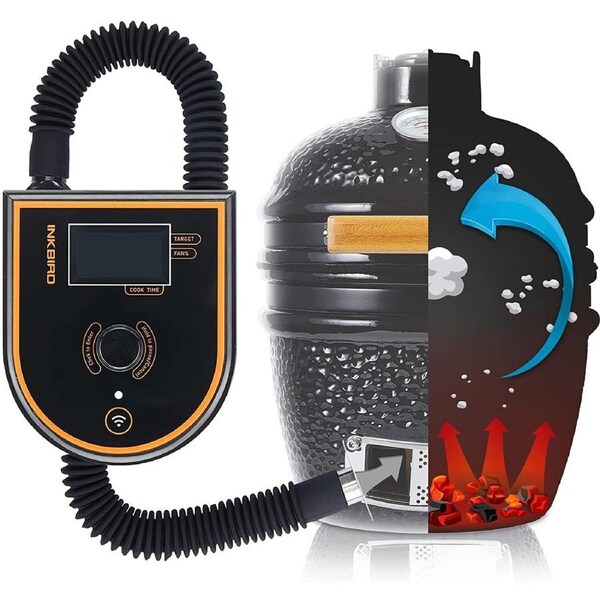 Wifi Bluetooth Grill Smoker Fan BBQ Temperature Controller Thermometer