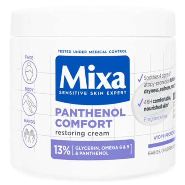 Mixa Panthenol Comfort Body Cream 400ml
