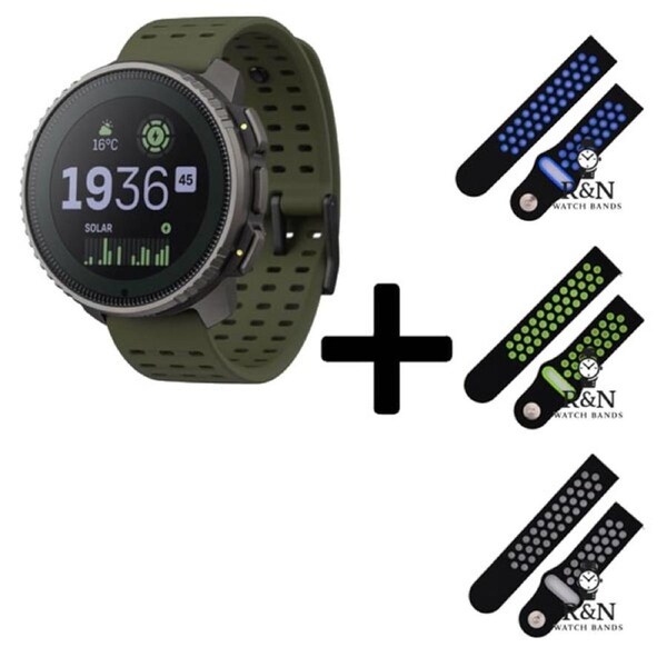 Suunto Vertical Solar Watch (TIT FOREST) + R&N Strap Edition