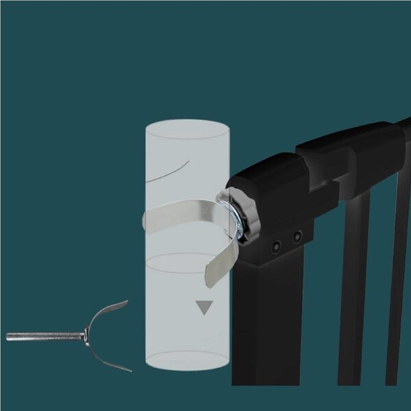 Levede Baby Safety Gate U Style Adaptor Kids Pet Security Stair Door Barrier
