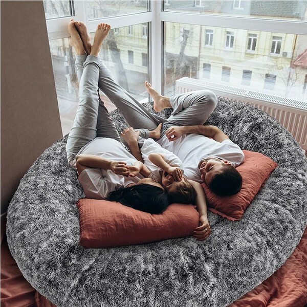 TheNapBed Human-Size Pet Bed Cover Calming Mattress Sofa Floor Cushion Slipcover Only