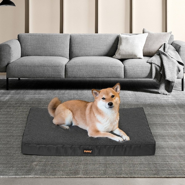 PaWz Pet Dog Bed Sleep Calming Orthopaedic Foam Mattress Removable Washable M