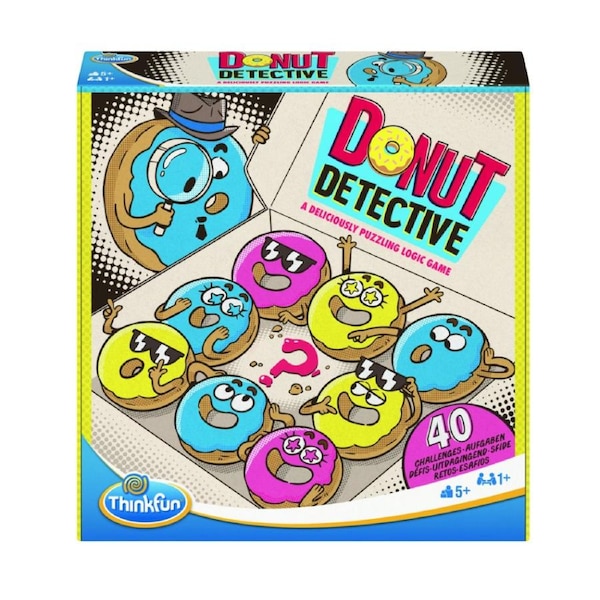 ThinkFun Donut Detective Kids/Family Interactive Logic Game Play Toy 5y+