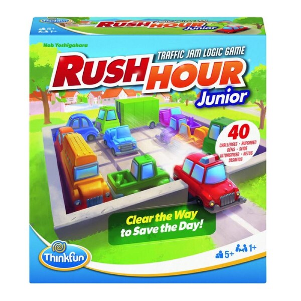 ThinkFun Rush Hour Junior Kids/Family Interactive Logic Game Fun Play Toy 5y+