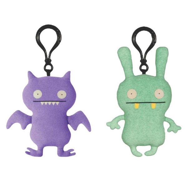 ThinkFun Uglydoll Moxy & Ice Bat Purple Kids Bag/Backpack Clip Combo Set 3y+