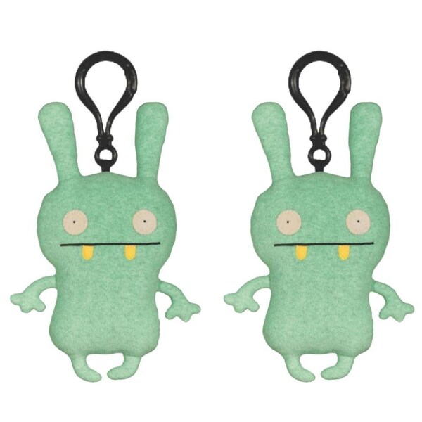 2PK ThinkFun Uglydoll Moxy Backpack Clip Kids Bag Plush Clip-on Accessory
