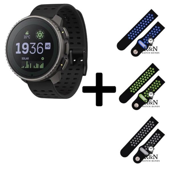 Suunto Vertical Solar Watch (BLK) + R&N Strap Edition