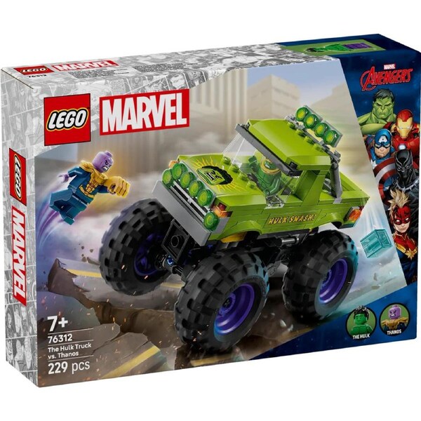 Lego Marvel - The Hulk Truck Vs Thanos