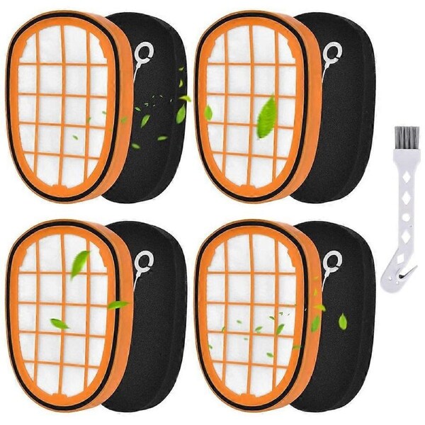 4 Pack Filters for SpeedPro Max Aqua Handheld Vacuum Cleaner FC6812 FC6813 FC6822 FC5005/01 Replace