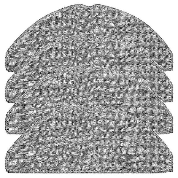 4 Pack Mop Cloths Replacement Part for L60 Robot Vacuum Cleaner, Microfiber Mop Pad Washable Mop Cl