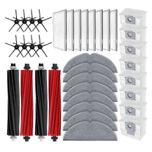 For S8 Pro Ultra / S8 / S8 Plus Replacement Parts Accessories Main Side Brush Hepa Filter Mop Cloth Dust Bags