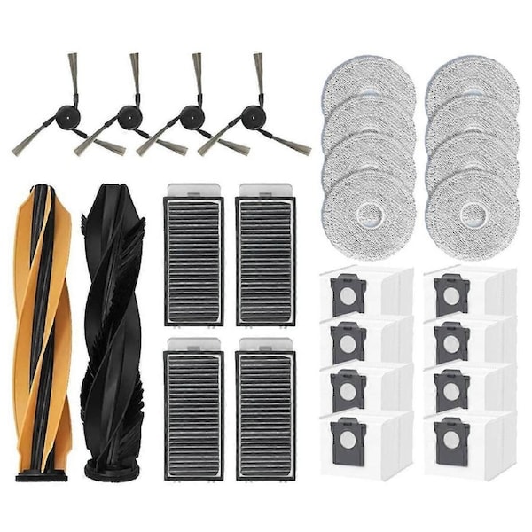 For X50 Ultra Robot Vacuum Spare Parts Main Side Brush Hepa Filter Mop Cloth Dust Bag Accessories