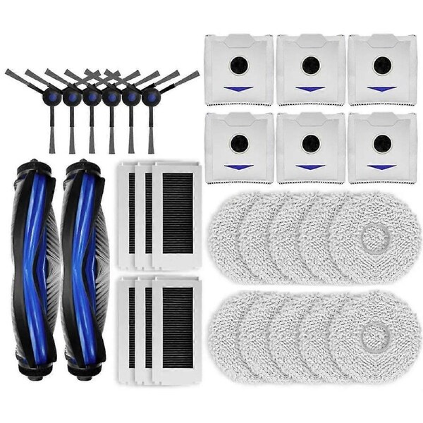For N30 Omni / N30 Pro Omni Robot Vacuum Accessories Main Side Brush Hepa Filter Rag Dust Bags Part