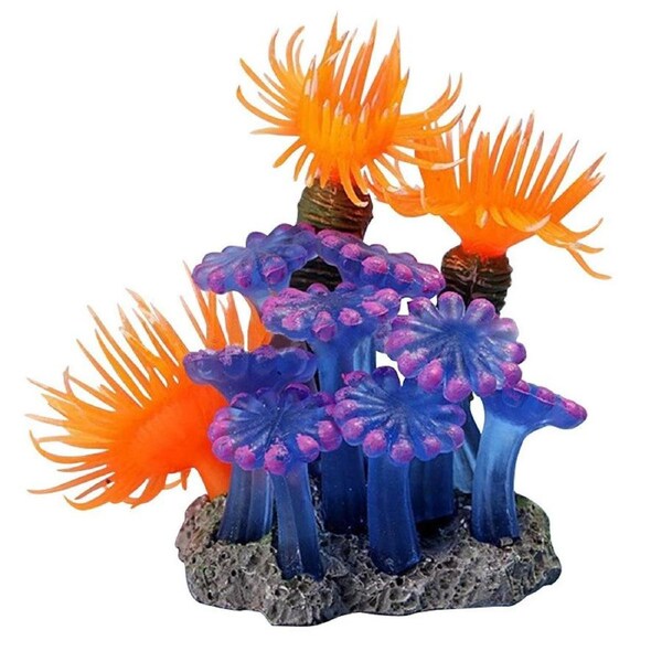 Fish Tank Decoration Soft Coral Simulation Marine Anemone Aquarium Landscape