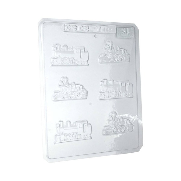 Steam Train Plastic Chocolate Moulds (1 Sheet)