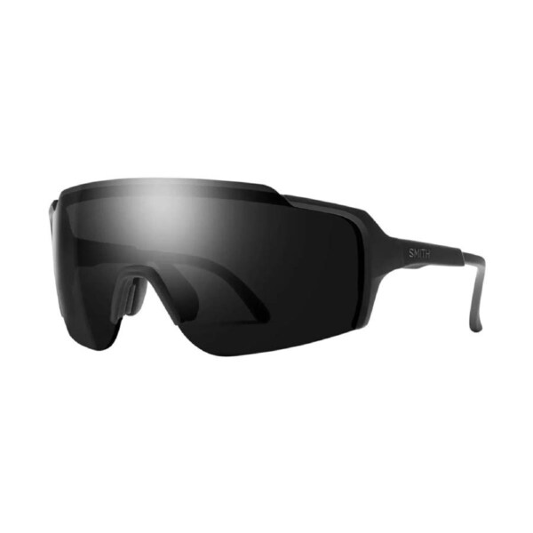 Smith Flywheel Wrap Shield Sunglasses Matte Black Black ChromaPop
