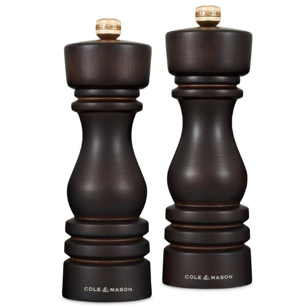 Cole & Mason London Mills Gift Set Choc Wood