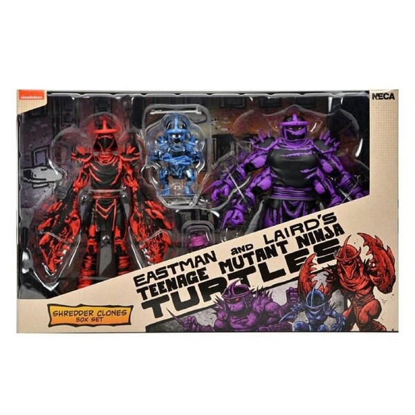 NECA Teenage Mutant Ninja Turtles Mirage Comics Shredder Clones 7 inch Action Figure Box Set