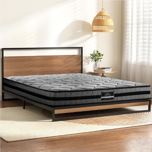 Artiss Metal Bed Frame Queen Size DANE with Mattress