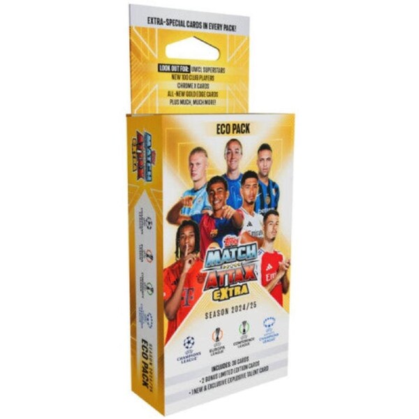 Match Attax EXTRA UEFA Champions League 2024/2025 Edition Mega Booster Eco Box