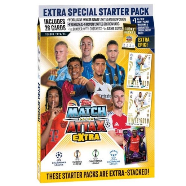 Match Attax EXTRA UEFA Champions League 2024/2025 Edition Starter Pack