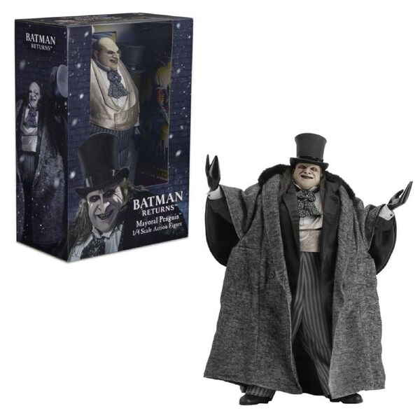 NECA DC Batman Returns Mayoral Penguin 1/4 Scale Action Figure