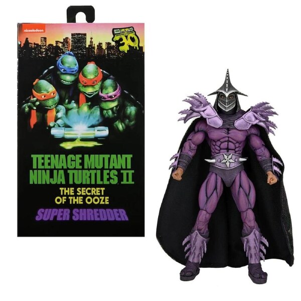 NECA Teenage Mutant Ninja Turtles 2 (1990) 30th Anniversary Super Shredder 7 inch Action Figure