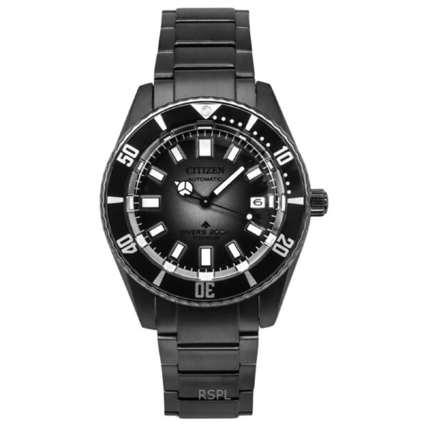 Citizen Promaster Fujitsubo Super Titanium Black Dial Automatic Diver's NB6025-59H 200M Men's Watch