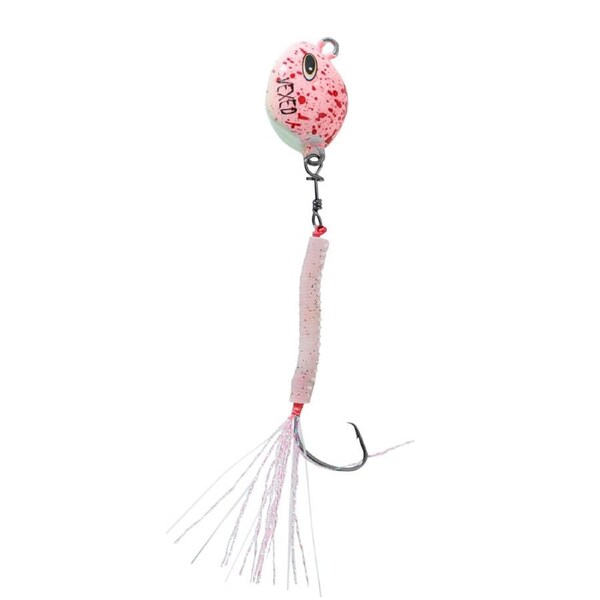 Vexed Bottom Worm Long Shank 15g Mutsu Fishing Jig Lure #Pilly Glow