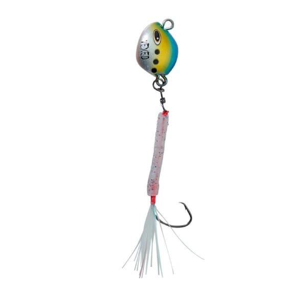 Vexed Bottom Worm Long Shank 20g Mutsu Fishing Jig Lure #Coral Prawn Glow
