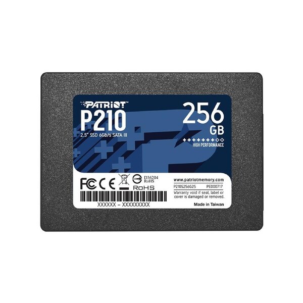 PATRIOT MEMORY P210 SSD 256GB SATA 3 Internal Solid State Drive 2.5 (P210S256G25)