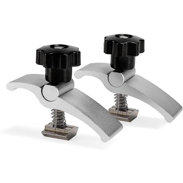 Genmitsu 2PCS T-Track Mini Hold Down Clamp Kit, CNC Router Clamp for Woodworking and Metalworking, Compatible with 3018 CNC Router Machines
