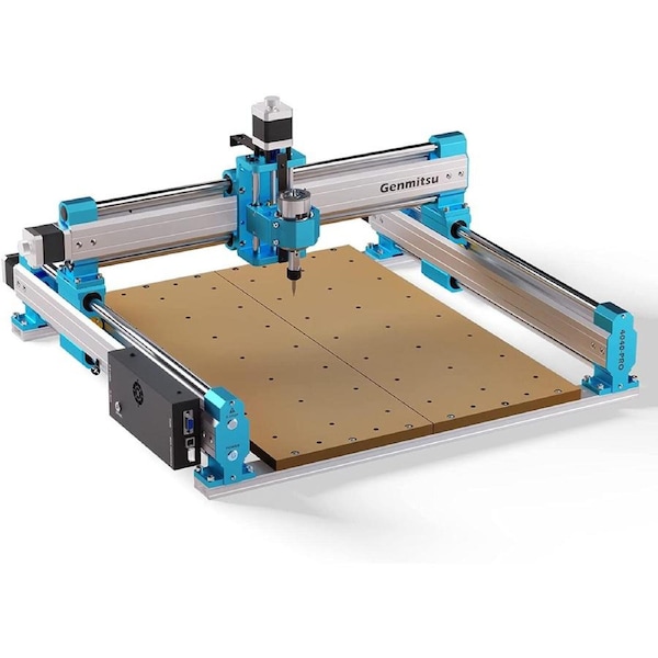Genmitsu CNC Machine 4040-PRO for Wood Acrylic MDF Nylon Carving Cutting, GRBL Control, 3 Axis CNC Router Machine, Working Area 400 x 400 x 78mm (15.7