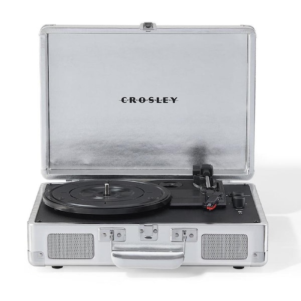Crosley Cruiser Bluetooth Portable Turntable - Silver