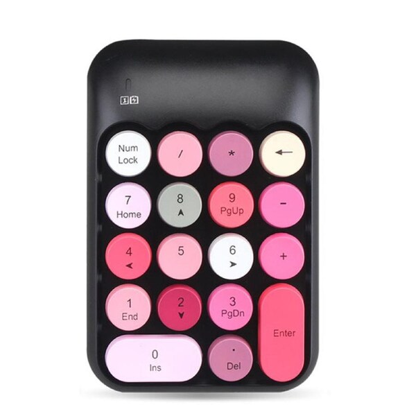 Catzon Joyroom X910 Wireless Number Keyboard Portable Financial Accounting Office Keyboard-Black1
