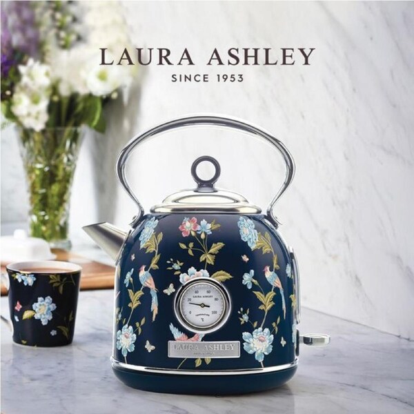 Laura Ashley 1.7L Dome Kettle Elveden Blue - LADKEN