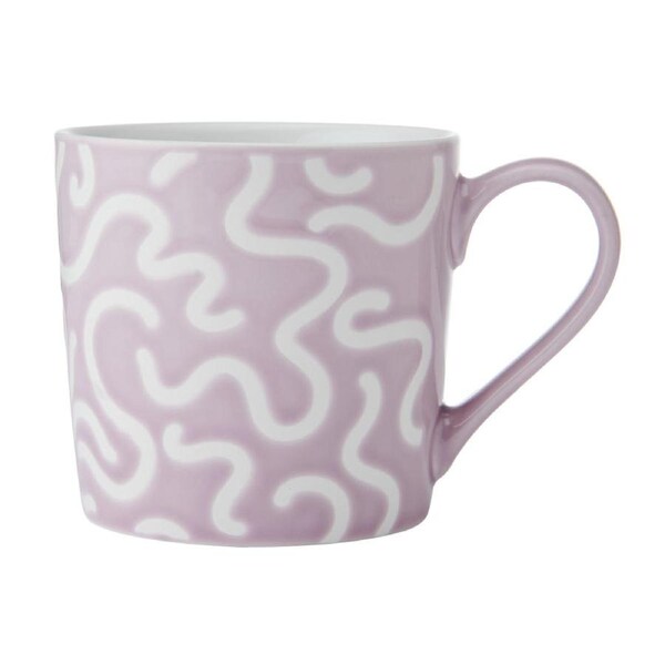 Mikasa Textured Purple Swirl Mug 360ml